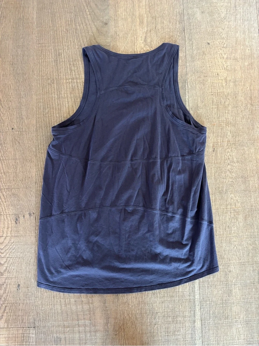 lululemon navy blue tank top shirt